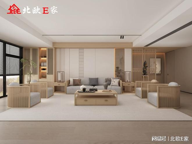 搭配方案品味生活的静谧时光麻将胡了北欧E家实木家具(图2)